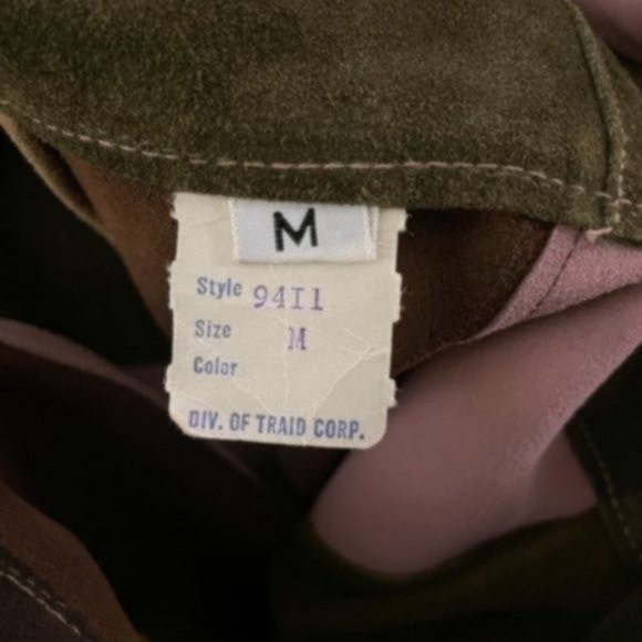 PRICE FIRM Vintage 70s Suede Patchwork Adjustable Miniskirt Mini | Size XXS-S - Picture 13 of 13